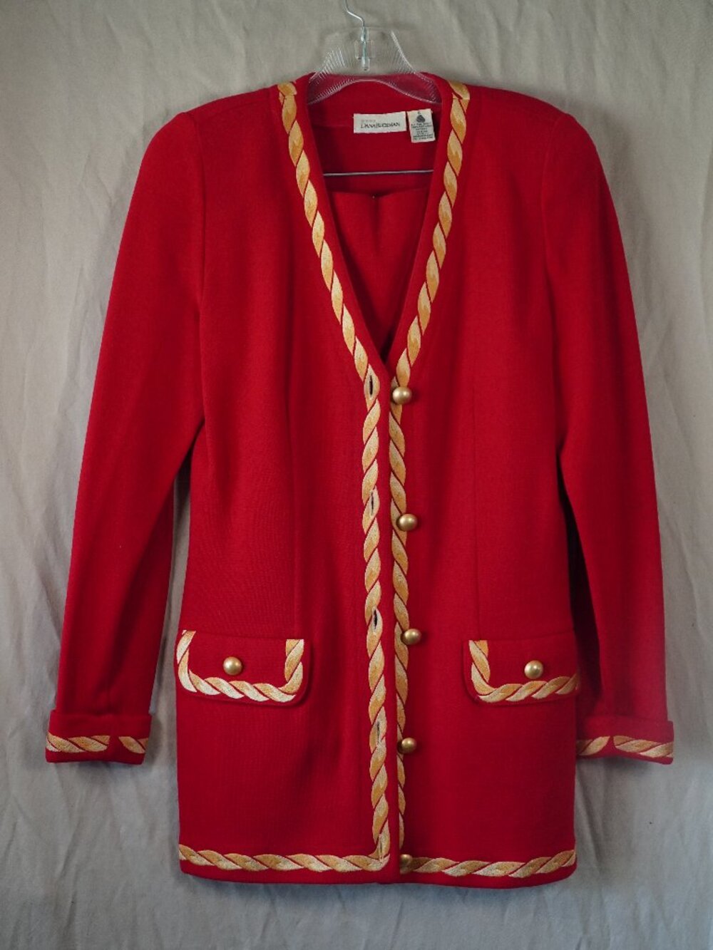 Vintage Dana Buchman wool blazer and skirt